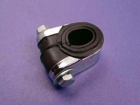 Chrome Rubber Mount Clamp