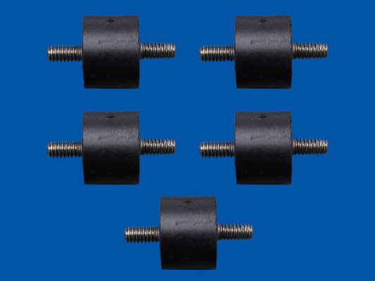 ISO-RUBBER MOUNTING STUD 1/4&quot; USA